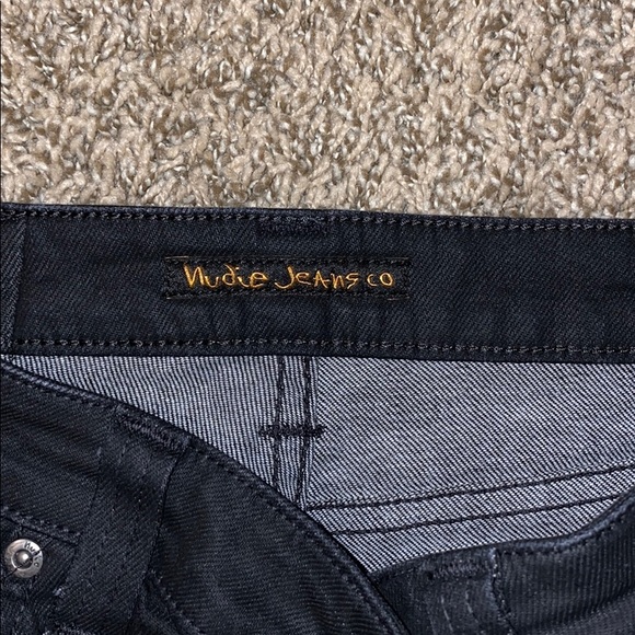 Men’s skinny black nudie jeans - Picture 3 of 6